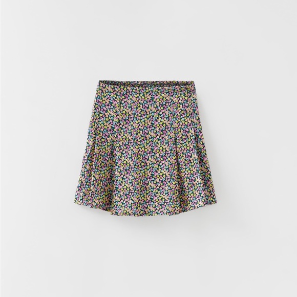 NWT Zara 9Y panel floral skort - Picture 1 of 3